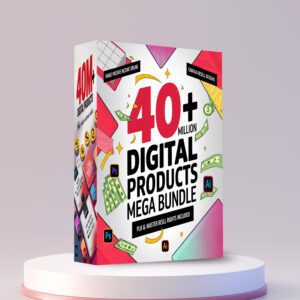 40 Million Digital Products Mega Bundle with PLR & Master Resell Rights